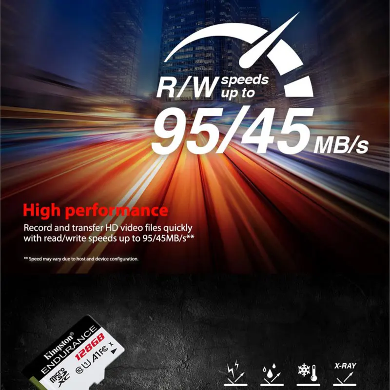 Карта памяти Kingston Micro Sd 128 ГБ 64 32 U1 SDCE C10 карта TF для домашнего монитора|Карты
