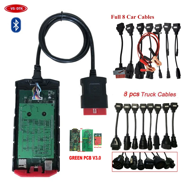 Новый 2016 R0/2015R3 для delphis VD DS150E CDP диагностический OBD2 Автомобили/Грузовики 3in1