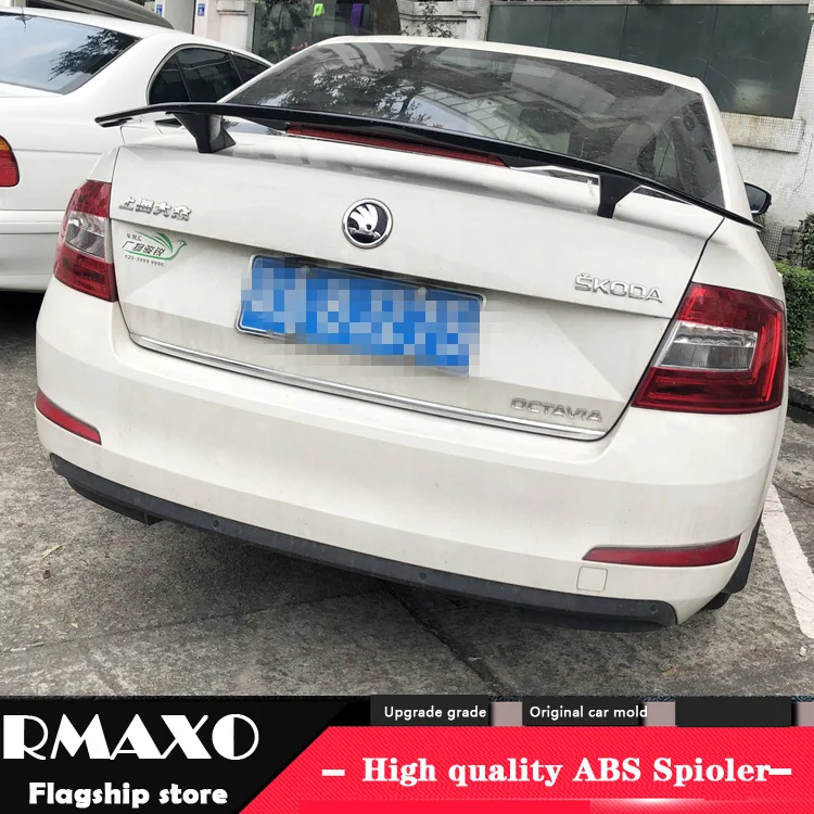 Спойлер для Octavia 2018 2019 Skoda TF высококачественный спойлер из АБС материала заднее
