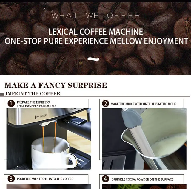 Macchina da caffè universale a specchio per caffè Espresso con manico senza  fondo specchio per estrazione multidirezionale per caffè Cappuccino Mocha -  AliExpress