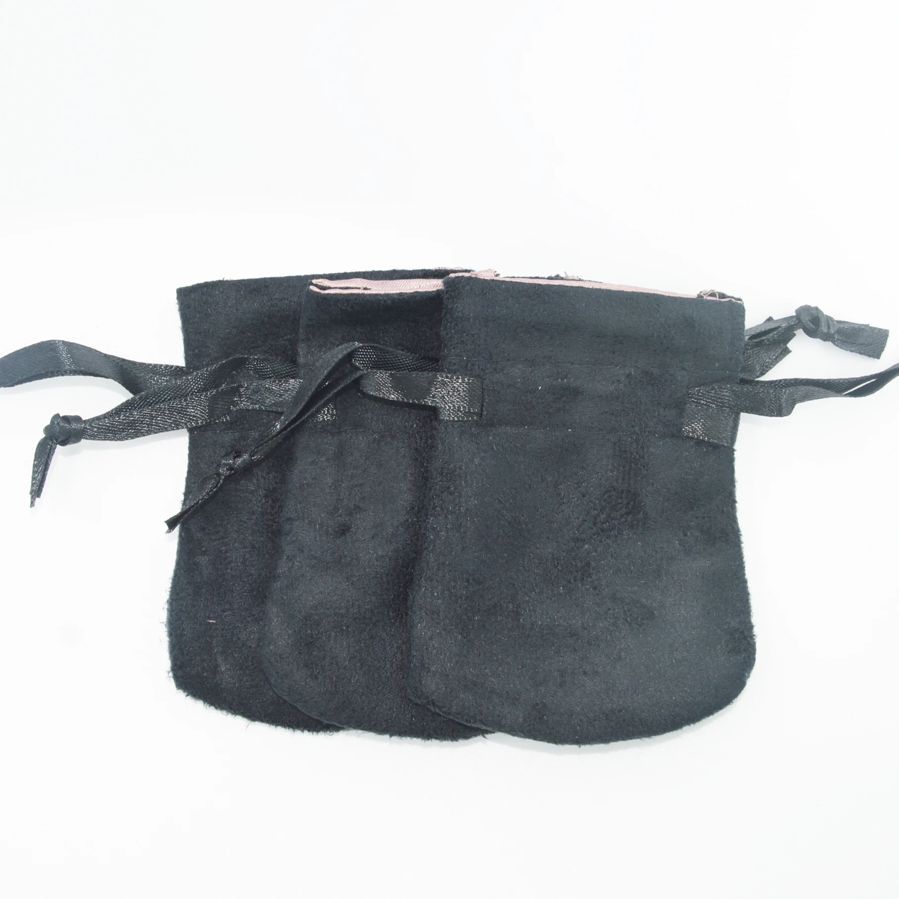 

Wholesale 100Pcs Jewelry Pouches Suitable For European Brand JBag Beads Charms Bracelet Packaging Bag Black Pouches