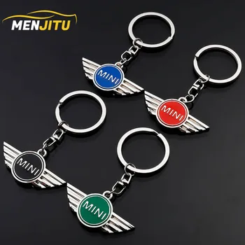 

Key Chain Metal Car Logo Pendant Keychain Crest Keyring Keyfob Gift For Mini Cooper 2011 2012 2013 R56 R50 R53 F56 F55 R60