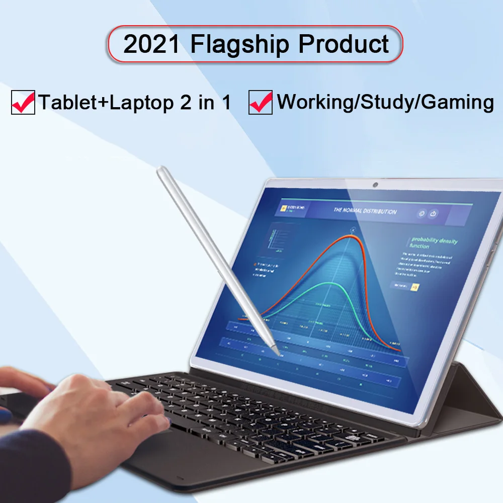Русский 11 6 дюймовый рабочий планшет 4G Network Portable Android Tablet 2 in 1 Laptop GPS Gaming с
