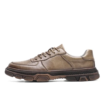 

Vintage Shoes For Men British Style Men Casual Shoes Fashion Flat Skate Shoes 5#20/10d50