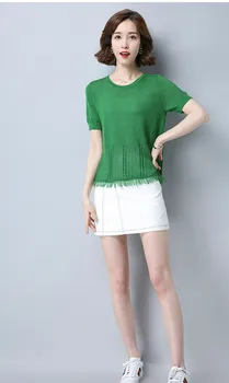 

Tops T Shirt Women Short Sleeve Tshirt gold fuchsia