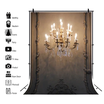 

Yeele Photophone Backdrops Gothic Chandelier Grunge Brick Wall Photographic Backgrounds Photocall Vinyl For Photo Baby Studio