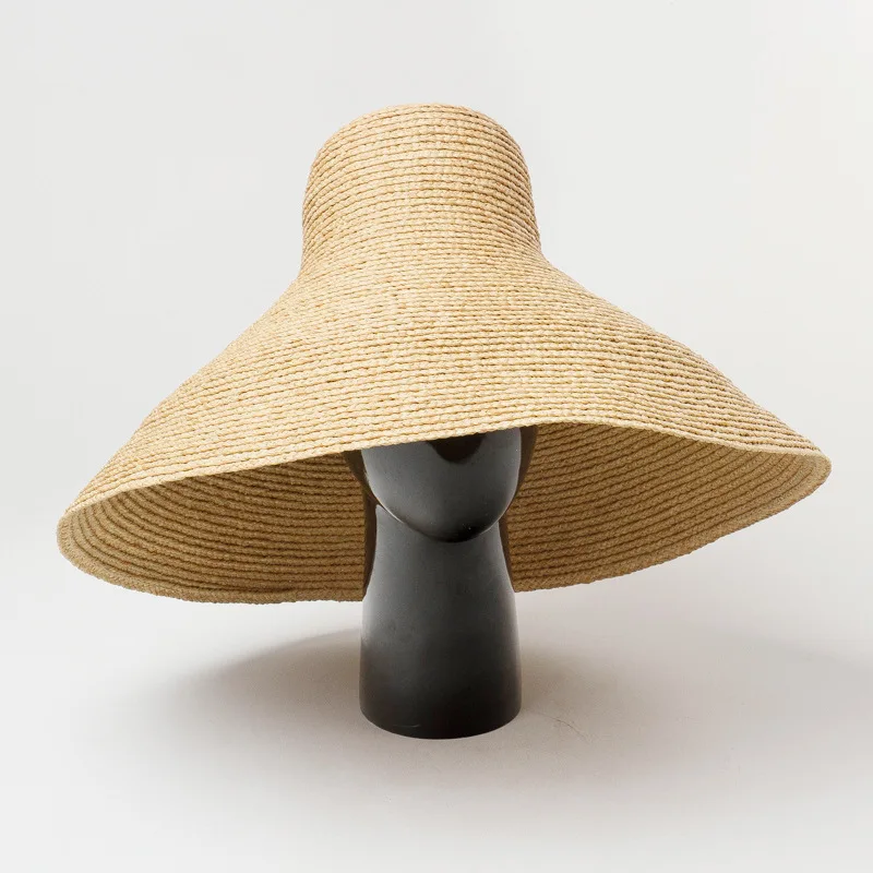 21cm Extra Large Brim Women Summer Hat 