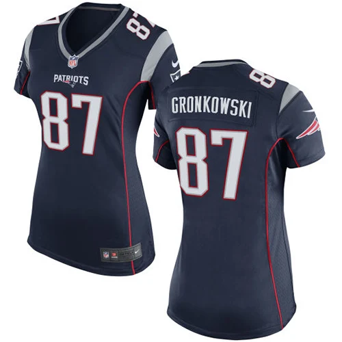 AS PICTURE Женская Новая Англия Rob Gronkowski Tom Brady Julian Edelman Патриоты Джерси - Цвет: AS PICTURE