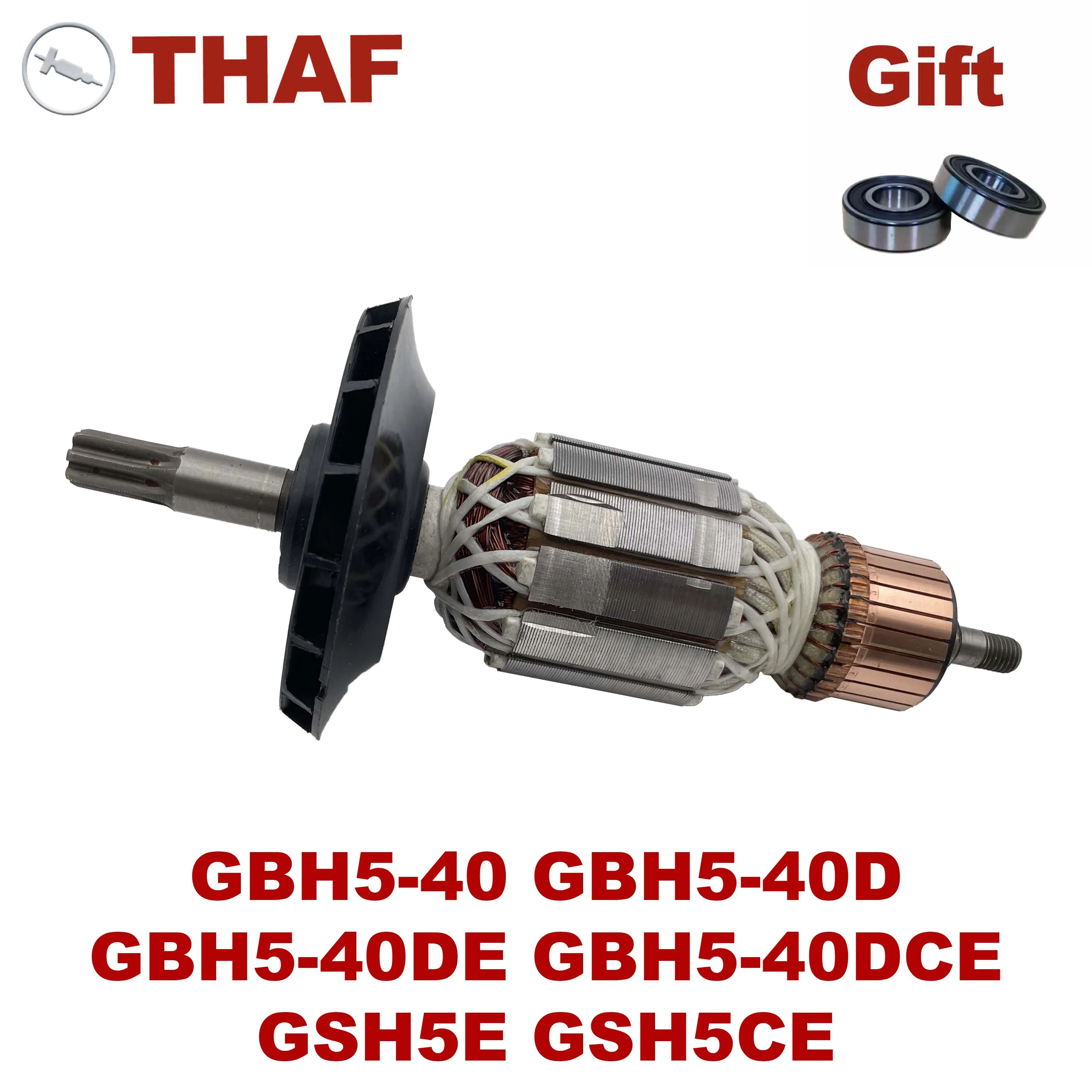 Арматура AC220-240V замена для BOSCH Rotory Hammer роторный якорь GBH5-40 GBH5-40D GBH5-40DE GSH5E GSH5CE |