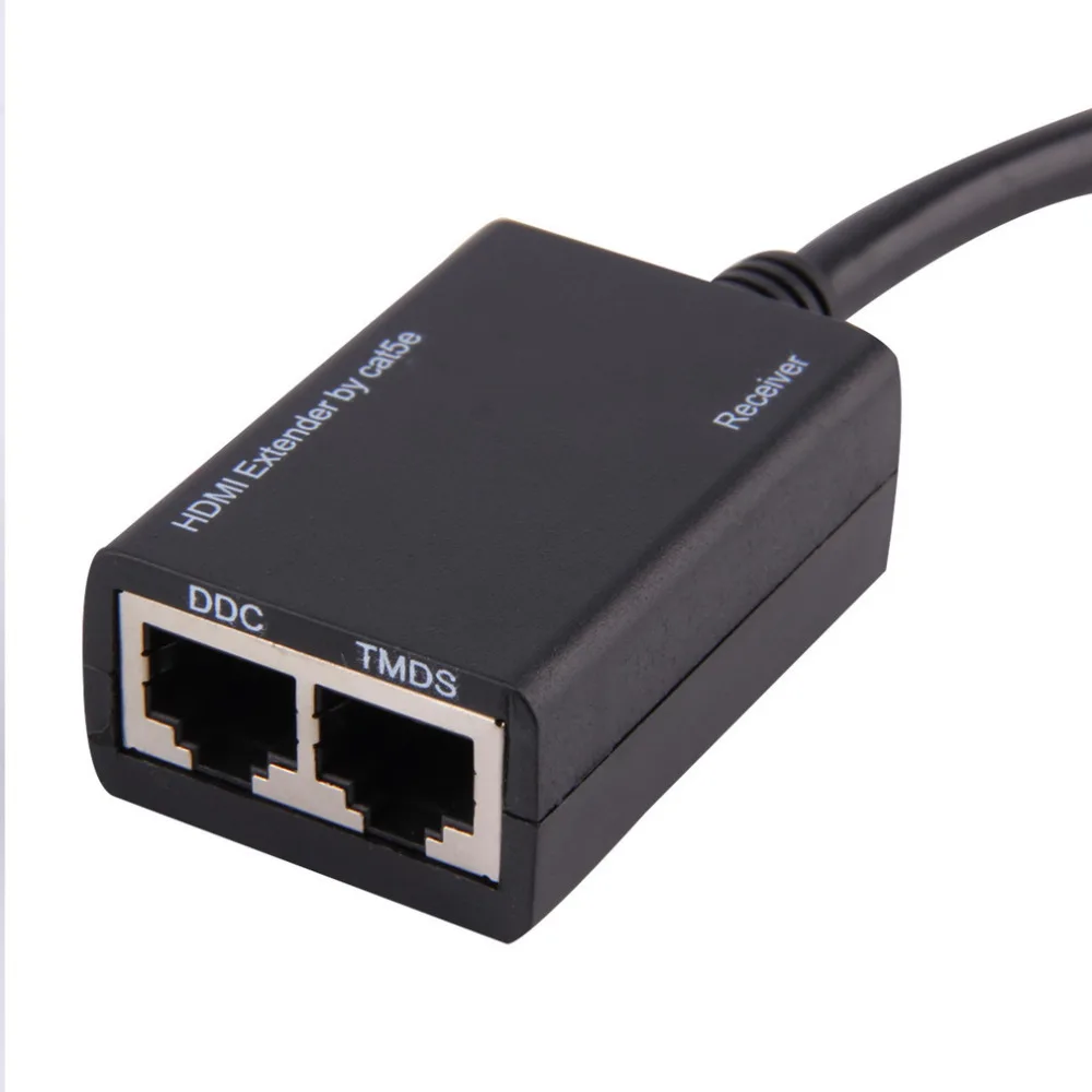 Напрямую от производителя продажи HDMI удлинитель 30 м hdmi к RJ45 двойной кабель Сетевой удлинитель Поддержка 3D 1080 P