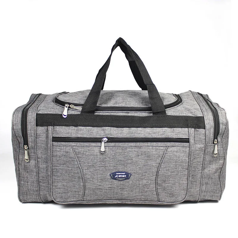 Bolso Oxford de viaje para hombre y mujer, bolsa de equipaje de gran capacidad para gimnasio y deporte, ZL218