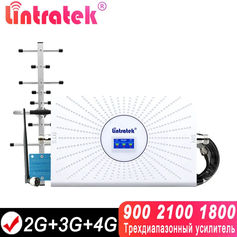 Lintratek Tri-band 2G 3G 4G Cellular Amplifier