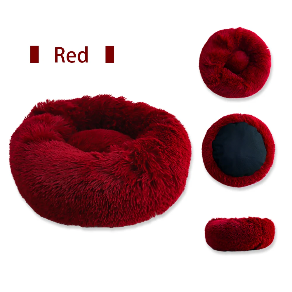 Washable Kennel Pet Dog Bed House Comfortable Soft Round Dog Bed Mat Warm Nest Easy To Clean Pet Dog Cat Supplies Washable Kennel Pet Dog Bed House Comfortable Soft Round Dog Bed Mat Warm Nest Easy To Clean Pet Dog Cat Supplies