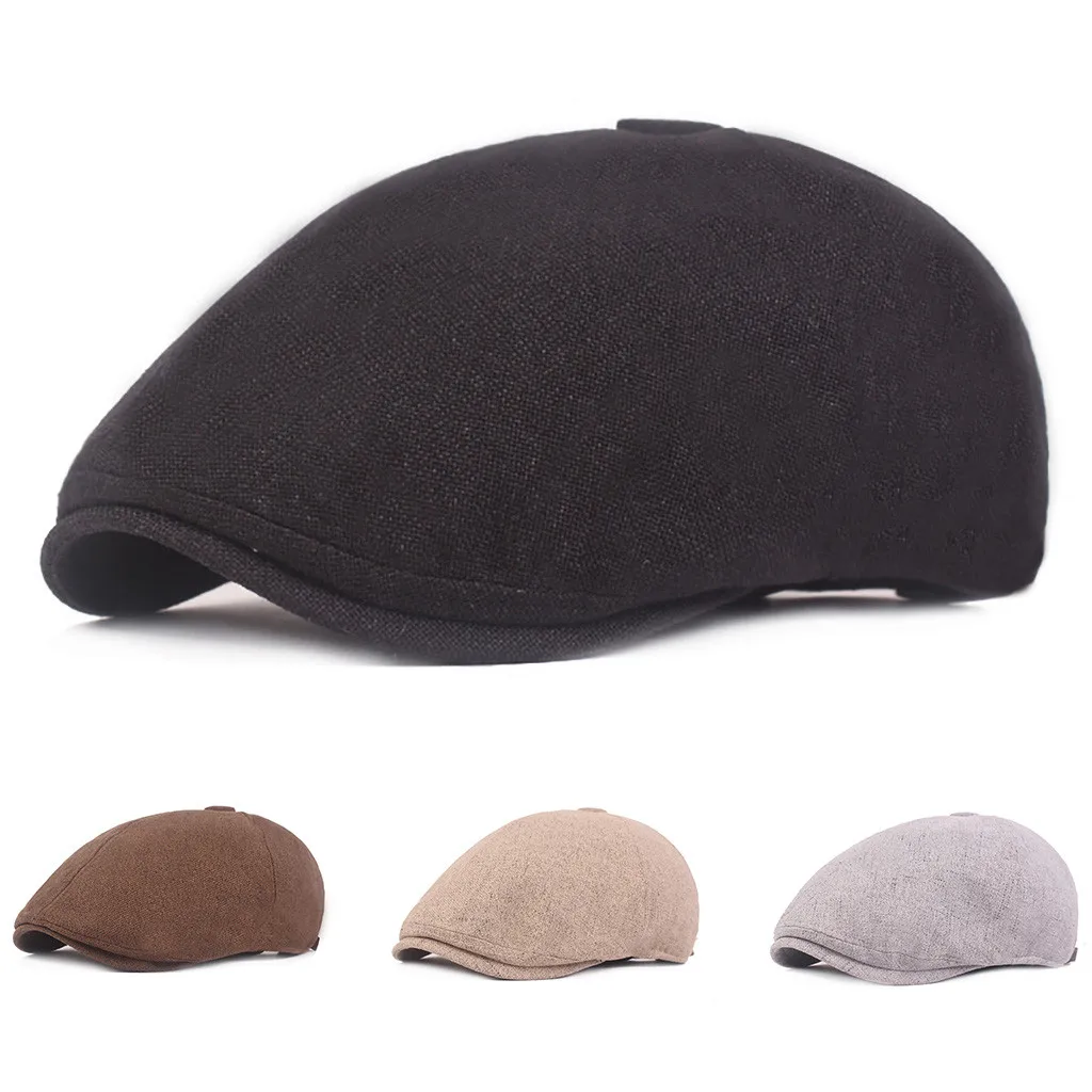 mens winter flat caps