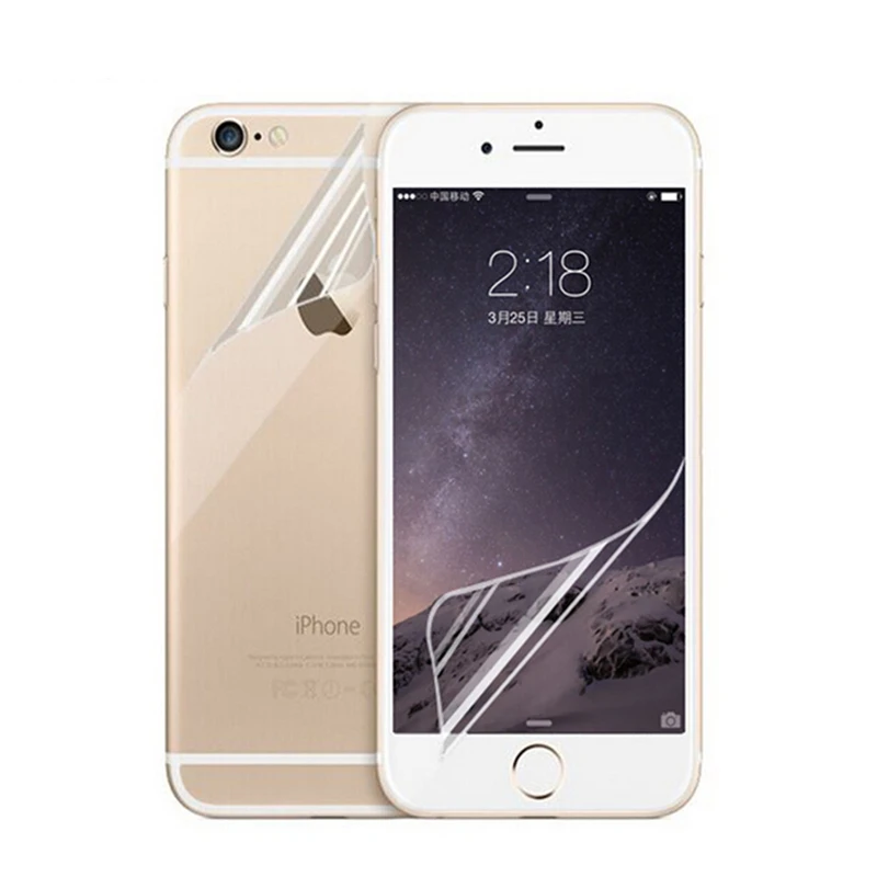 5 шт передняя+ 5 шт задняя матовая защитная пленка для iPhone 11 5 5S 6 6S 7 8 Plus X XS Max XR