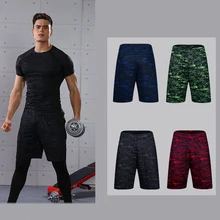 Новые мужские повседневные шорты с принтом баскетбольные тренировочные брюки для занятий спортом в тренажерном зале летние быстросохнущие брюки плюс размер шорты для бега