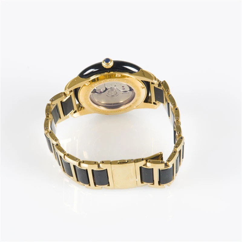 Люксовый бренд Топ Jade часы для мужчин автоматические механические турбийон Популярные Модные полые карнавал наручные часы Бизнес Мужские часы