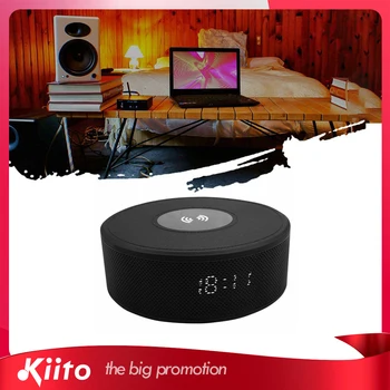

KIITO Y45 Outdoor Portable Wireless Mini Bluetooth Speaker Portable Speaker support FM Nfc Alarm Clock Charging Pad