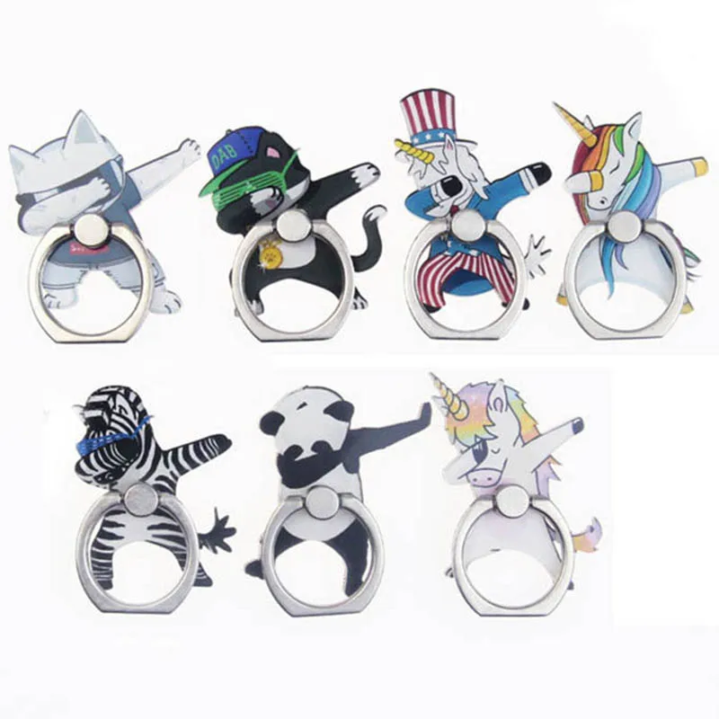 Cute Panda Unicorns Universal Phone Ring Holder Mobile Stand Finger suporte celular For iPhone Table | Мобильные телефоны и