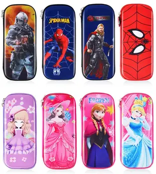 

Disney Cartoon Frozen Elsa Anna Spider-Man Captain America Cosmetic Bag For Girls Boys