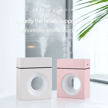 

ELOOLE 500ML Portable USB Mini Humidifier Household Lamp Air Humidifier Diffuser Atomizer Purifier Moisturizing For Home Car