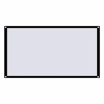 

Large 16:9 Foldable Design Home Projection Screen Film Theater Outdoor 60/72/84/100/120 inch Movie Video Screen for Projector