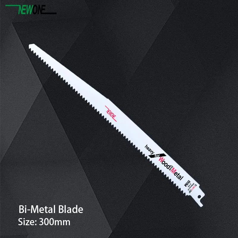 300mm BIM blade NEWONE нержавеющая сталь/BIM возвратно-поступательное лезвие пилы ручная пила сабельные пилы для резки дерева/мяса/замороженного мяса/кости/металла - Цвет: 300mm BIM blade
