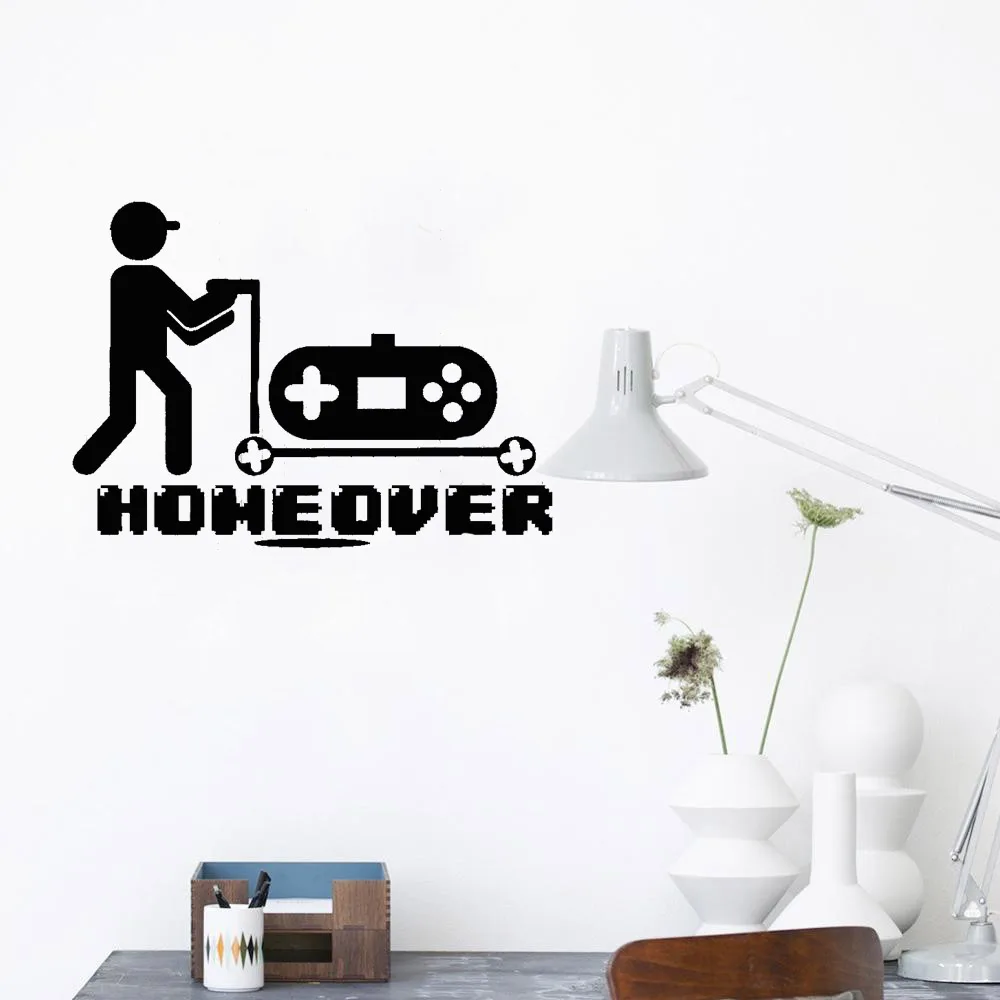 

Game Wall Sticker Hohe Over Wall Decal For Play Room Bedroom Living Room Home Decor Vinyl Revocable Art Mural DW8621