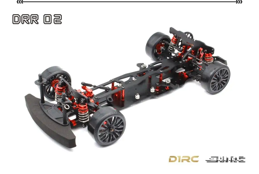 DRR02 1/10 2WD большой угол поворота POSTPOSITION пост привод дрейф автомобиль