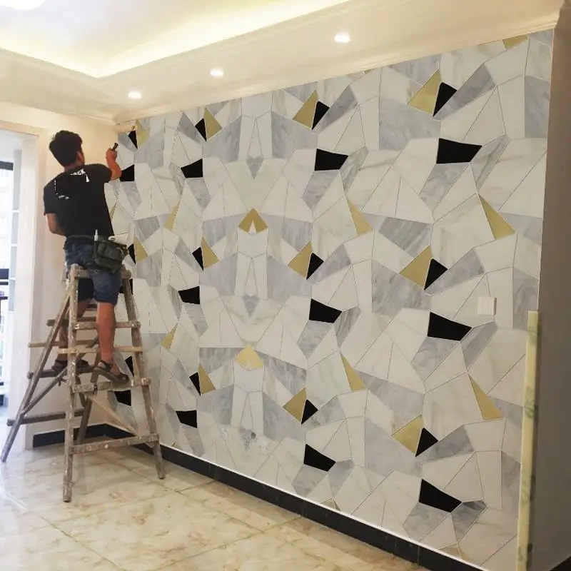Pintado Duvar Kagitlari Para Pared контактная клейкая бумага для стен домашний декор Papier Peint Tapiz Papel De Parede настенная бумага - Цвет: MODEL AO