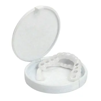 

Simulation Teeth Whitening Sleeve Silicone Tooth Denture Sleeve Upper Lower Teeth Simulation Brace Sleeve