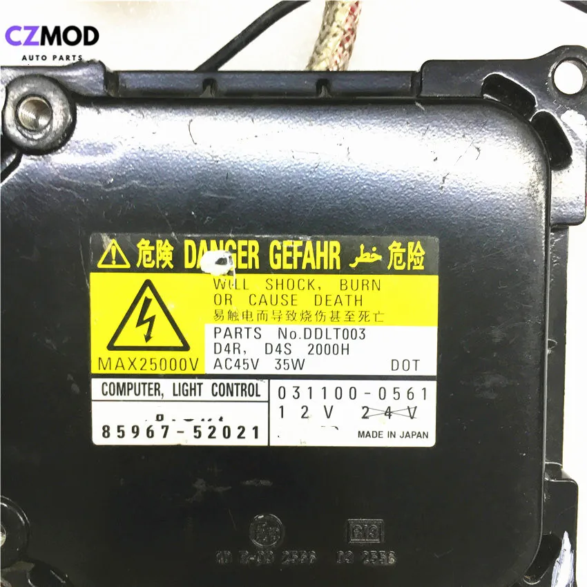 CZMOD 85967 52021 031100-0560 ксеноновые фары, балласт светильник для компьютера Управление 85967-52021 031100-0561 DDLT003(б/у - Цвет: black 031100-0561