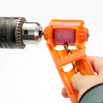 

1set Corundum Grinding Wheel Drill Bit Sharpener Titanium Drill Portable Drill Bit Powered Tool Parts Dropship