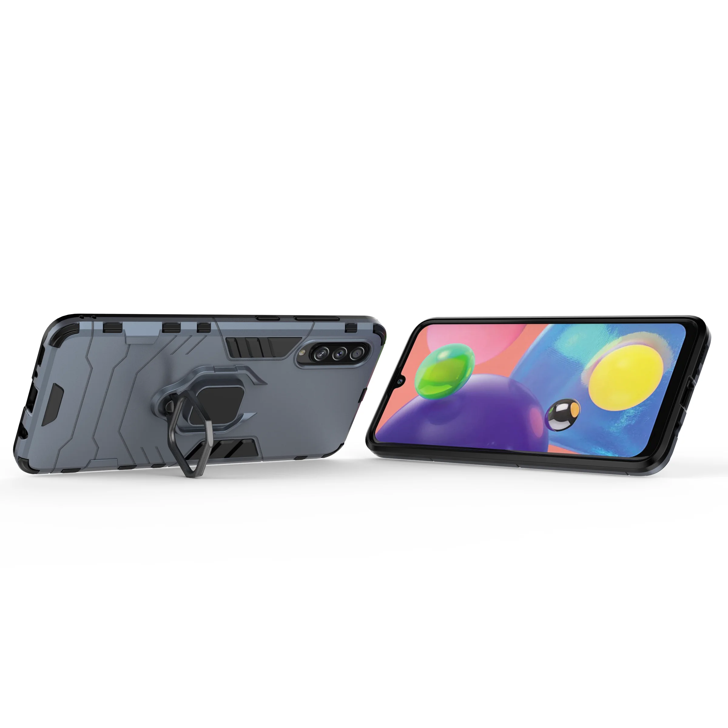 Tigenkey чехол для samsung Galaxy A70S, роскошная задняя крышка с кольцом, противоударный чехол-подставка для samsung Galaxy A70S, чехол