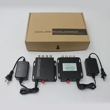 

4Channel 8 bit width Digital Video/Audio/Data Optical to fiber converter transmitter for Security traffic monitoring system