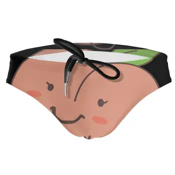 

Japanese Version Of Aesthetics Cartoon Peach Harajuku Summer Leisure Men's Drawstring Sport Swimsuit