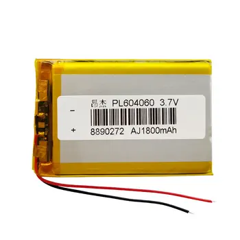 

Rechargeable battery 3.7V welded lithium battery stripline 604060 1800mah polymer core with large capacity and rechargeability