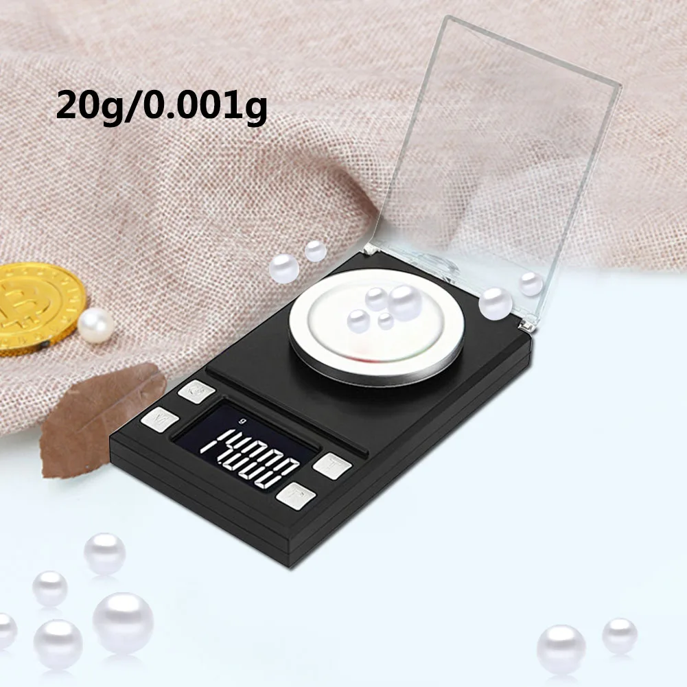 Yieryi lcd Цифровые 0,001 г ювелирные изделия, называемые высокоточные портативные медицинские лабораторные весы с весом в миллиграмме, электронные весы