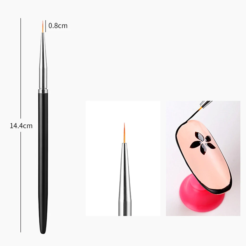 3 шт. художественный инструмент для маникюра твердый УФ Гель лак ручка рисования