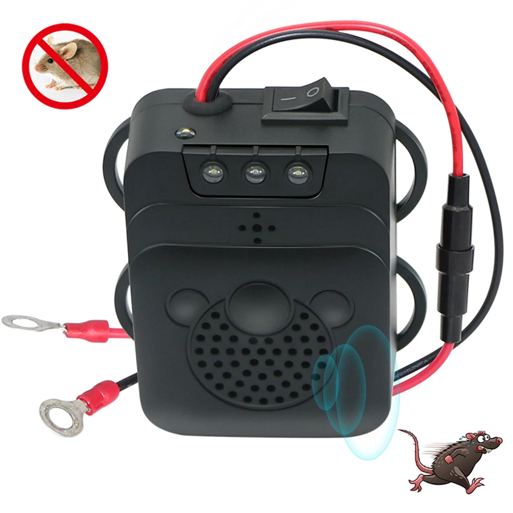 Répulsif à ultrasons Isabel 2 pour souris de voiture, 5 V, 12V, anti-rats,  insectes, araignées, répulsif antiparasitaire, 9-65KHz, zone de répulsion  de 80 mètres - AliExpress