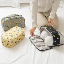 Практичный портативный дорожный бюстгальтер нижнее белье кейс Органайзер Сумка водонепроницаемая Женская Косметика для макияжа сумка вешалка с карманами для хранения вещей сумка 30