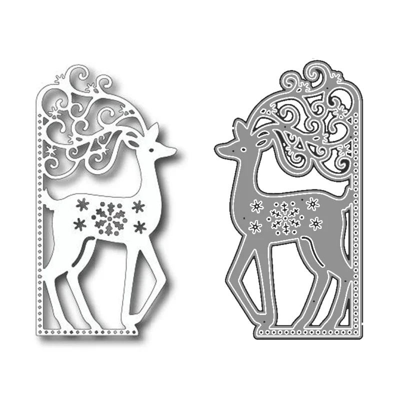 Новинка 2020 металлические высечки и Скрапбукинг для изготовления бумаги с оленем
