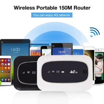 

Wireless Portable Router Hotspot WiFi Router Modem Broadband 4G Unlock MiFi LTE CAT4 150M Router For Travel Home Office