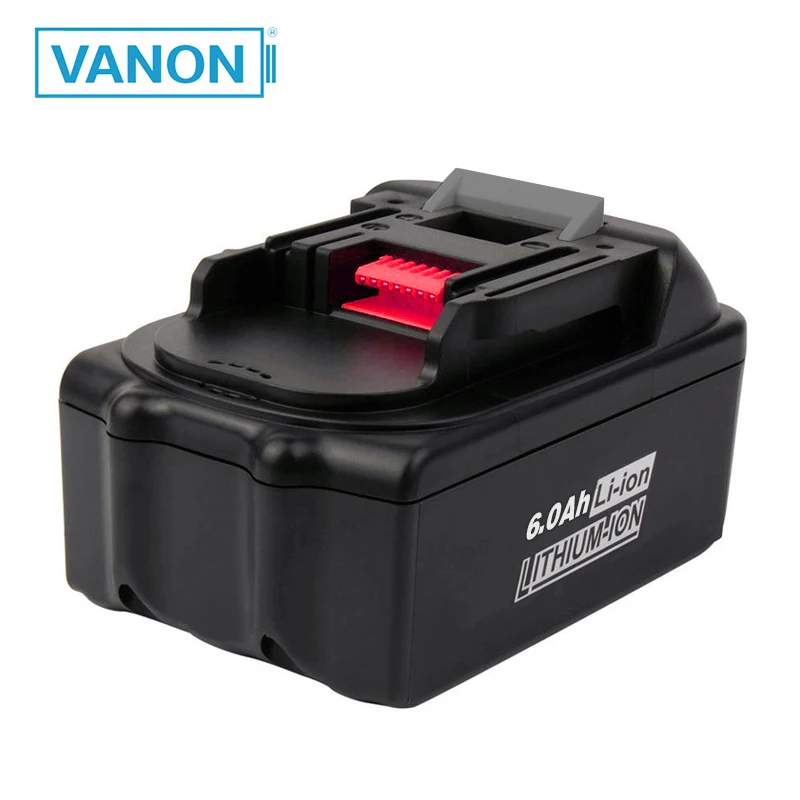 VANON для Makita BL1860 18 в 6000 мАч сменный литий ионный аккумулятор 6 0 Ач BL1860B BL1840 BL1815