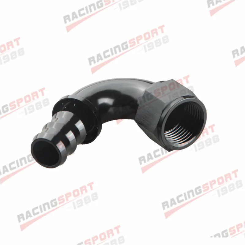 

6AN -6AN 120 Degree Push-Lock One Pieces Full Flow Hose End Fitting