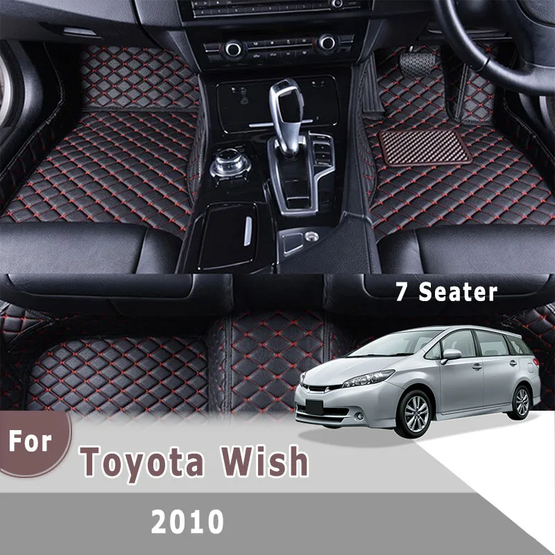 

RHD Carpets For Toyota Wish AE20 2021 2020 2019 2018 2017 2016 2015 2014 2013 2012 2011 2010 (7 seats) Car Floor Mats Styling