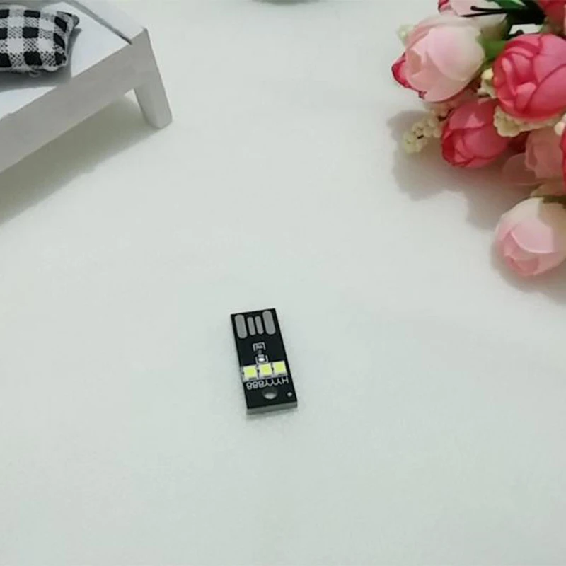 Портативный мини ультра-тонкий мобильный Usb маленький СИД окружающего лампа Usb Кемпинг Светильник Детская Ночной Светильник проектор удобно