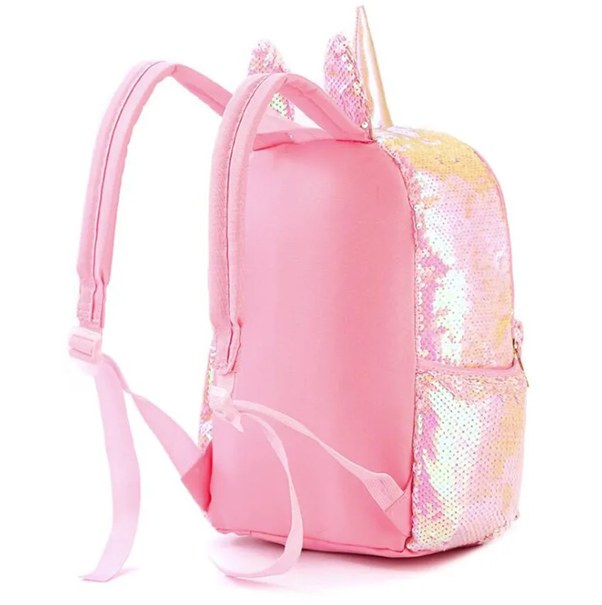 Рюкзак с блестками для женщин/девочек, школьные сумки, рюкзак для девочек-подростков, милый/единорог, Mochila Mujer, детский рюкзак, рюкзак розового цвета