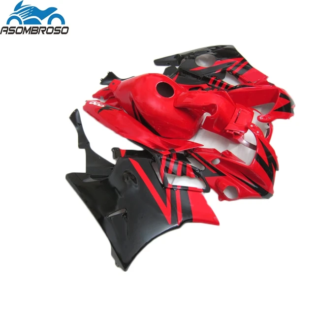 Kit de carenagem, preto, vermelho, para honda cbr600 f2 1991, 1992, 1993, 1994, cbr 600, f2 91, 92, 93, 94, peças de plástico abs, kits, ht32 2