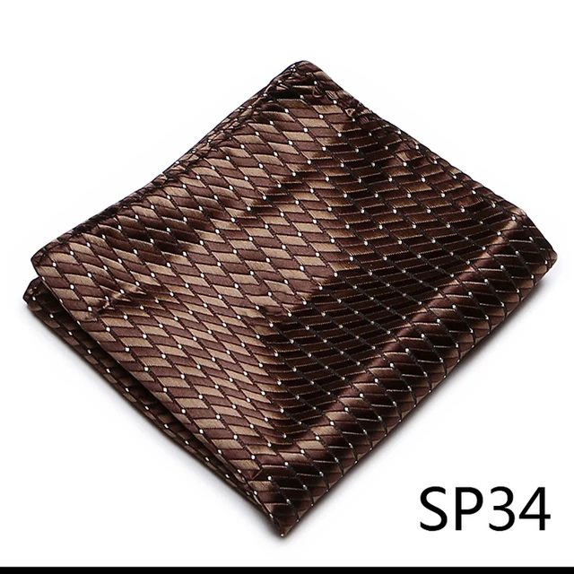 Newest style  Brand Factory Sale Top grade  Pocket Square Paisley Dropshipping Clothing accessories Memorial Day Fit Workplace SP34